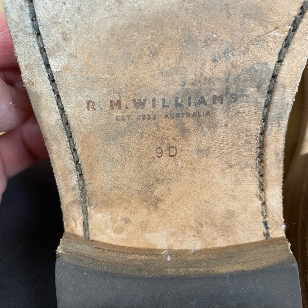 R.M. Williams Women's Brown/Tan Suede Chelsea Boots - Picture 8 of 9